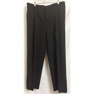 Wilke Rodriguez Men’s Size 40X30 Dress Pants Wood Blend Black